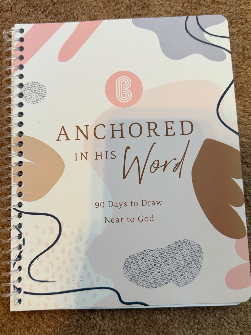 Anchored in His Word notebook